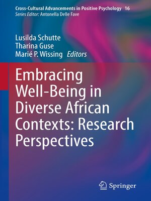 cover image of Embracing Well-Being in Diverse African Contexts